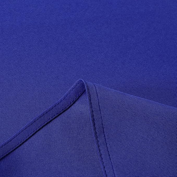 sancua Rectangle Tablecloth - 70 x 108 Inch - Stain and Wrinkle Resistant Washable Polyester Table Cloth, Decorative Fabric Table Cover for Dining Tables, Buffet Parties and Camping, Royal Blue