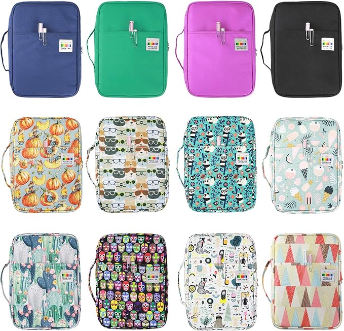 YOUSHARES 166 Slots Colored Pencil Case, 110 Slots Gel Pens fo Coloring Case Organizer, Handy Multilayer Color Pencil Holder for Glitter Gel Pens, Refills, Colored Pencils for Adults & Artist (Purple)