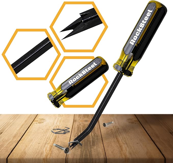 Upholstery Staple Remover | Heavy Duty Staple Remover Tool, Staple Puller Remover, Upholstery Tools Staple Remover Tack Puller tool, Carpet Staple Remover Tool