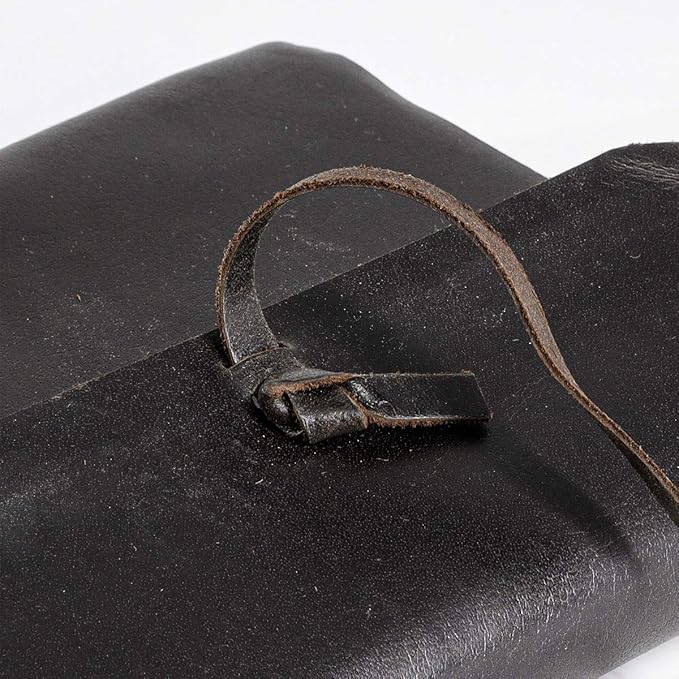 Handmade Leather Journal | Writing Notebook Diary | Bound Daily Notepad For Men & Women Unlined Paper Medium, writing pad for artist, sketch