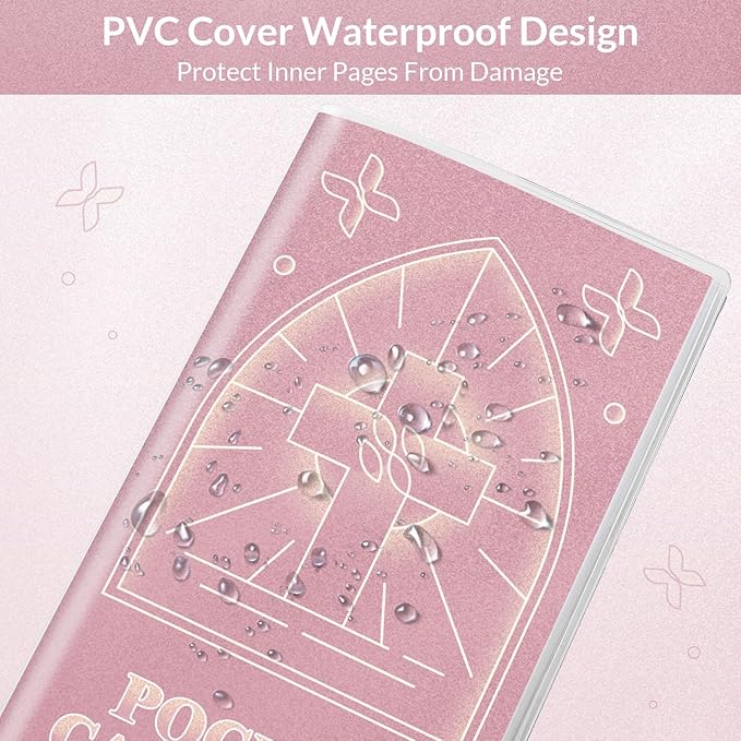 Christian Pocket Calendar 2026-2027, Monthly Planner 2025-2027 - 3.7" x 6.7" - Runs from July 2025 Until December 2027, Pocket Calendar 2026 with PVC Cover for Office, School & Home Supplies