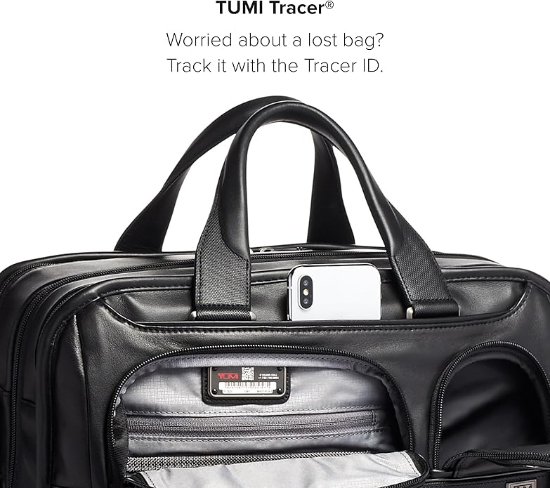 TUMI Alpha Expandable Organizer Laptop Briefcase - 15-Inch Laptop Briefcase Organizer for Men & Women - Travel Laptop Bag