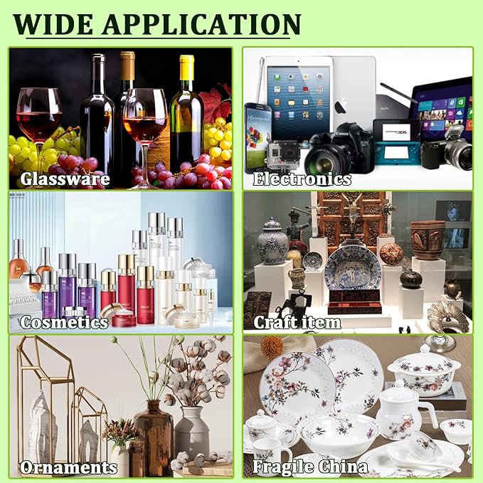 Clear Bubble Out Bags Pouches 14x18 Inch, 20 PCS Moving Supplies for Dishes, Double Walled Shockproof Bubble Cushion Wrap Bags for Storage, Shipping, Packing Supplies for Fragile Items