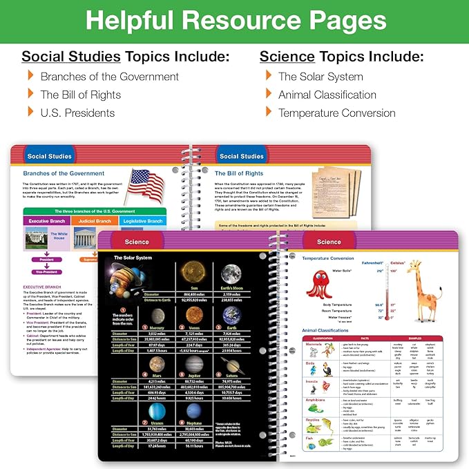Global Datebooks 2025-2026 Elementary Student Planner 8.5x11 - Dated Weekly & Monthly Academic Planner (Large) with Ruler/Bookmark & Stickers, Ideal for Homework, Block Style, Teamwork