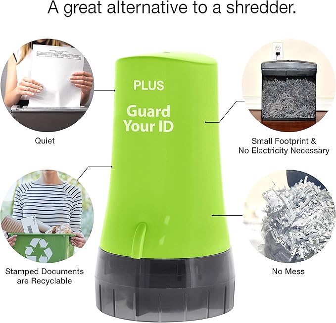 Guard Your ID Advanced Roller Identity Theft Prevention Security Stamp Green (38311)