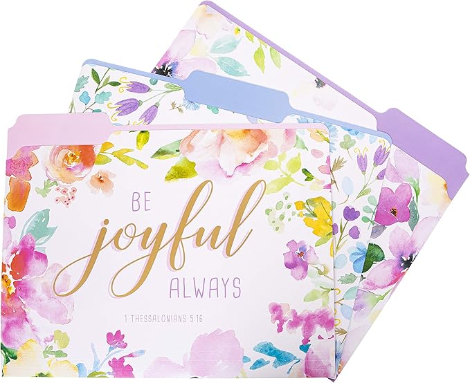 Graphique Religious File Folder Set – Each Folder Measures 11.75" x 9.5", Set Includes 9 Folders with 3 Unique Designs, Durable Triple-Scored Coated Cardstock, FIF048