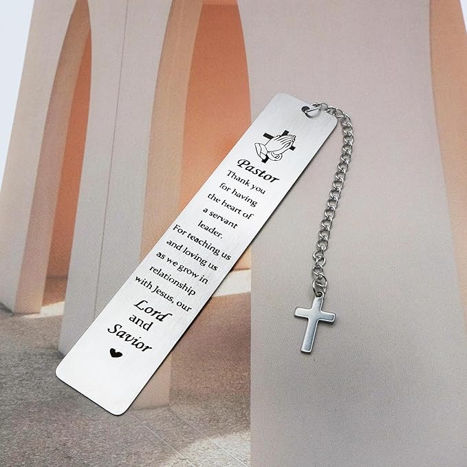 Pastor Appreciation Gifts for Women Men Pastor Bookmark Gifts for Pastor Appreciation Day Pastor Wife Gifts Religious Christian Birthday Retirement Christmas Prayer Gifts