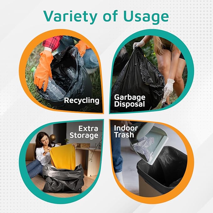 PlasticMill UV Resistant Rubber Bands Size 33 (3 1/2" x 1/8") - EPDM #33 Black Rubber Bands Office Supplies - Strong, Elastic Bands for Crafts, Cash, File Folders (1,000-Pack)