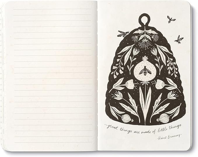 Compendium Softcover Journal - The heart that gives, gathers. – A Write Now Journal with 128 Lined Pages, 5″W x 8″H