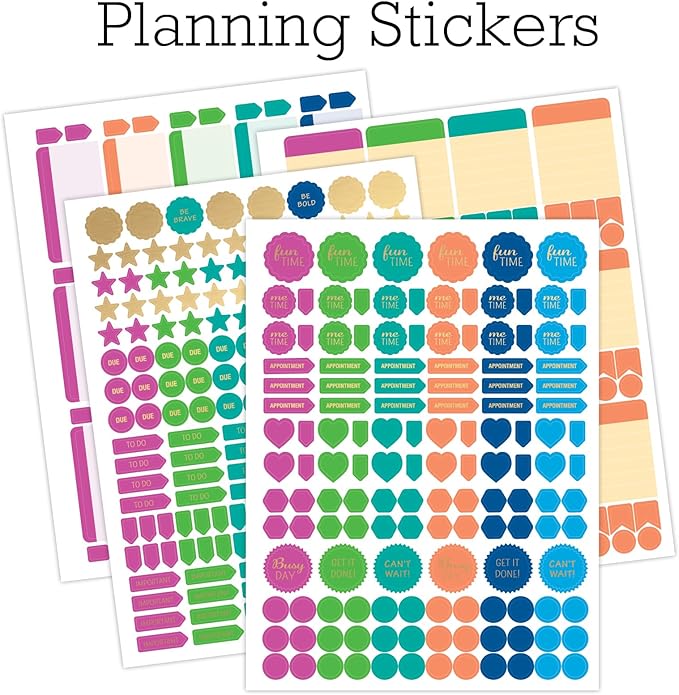 DELUXE 2026 Planner, 8.5"x11": 14 Months (November 2025 - December 2026), Includes Page Tabs, Bookmark, Planning Stickers, Pocket Folder Daily Weekly Monthly Planner Yearly Agenda (Teal Floral)