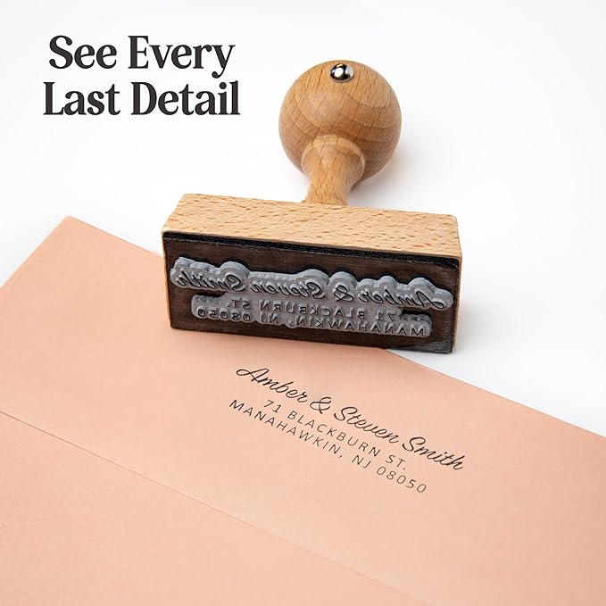 Custom Return Address Stamp - Personalized Self-Inking Stamp | Choose from Multiple Designs | Custom Address Rubber Stamper | Stamps for Mailing | Self Inked Return Stamps | Evrest Press