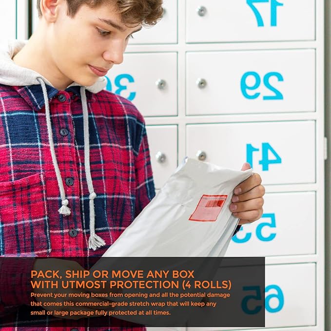 PackageZoom Poly Mailers 19x24 50 Pcs Self-Seal Shipping Envelopes For Businesses, Strong Adhesive Mailing Bags, Tear & Water-Resistant Protective Shipping Bags Light Grey