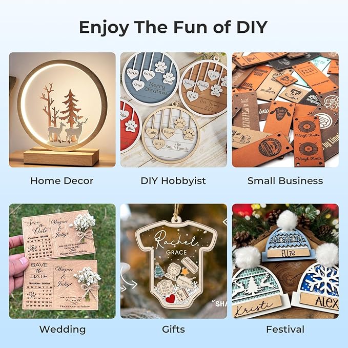 Creality Falcon 10W Laser Engraver Machine with Honeycomb Laser Bed 500x500, 10000mm/min, 0.06mm Laser Cutter for Wood, Acrylic, and Metal, Easy Setup, Ready to Work Out of The Box