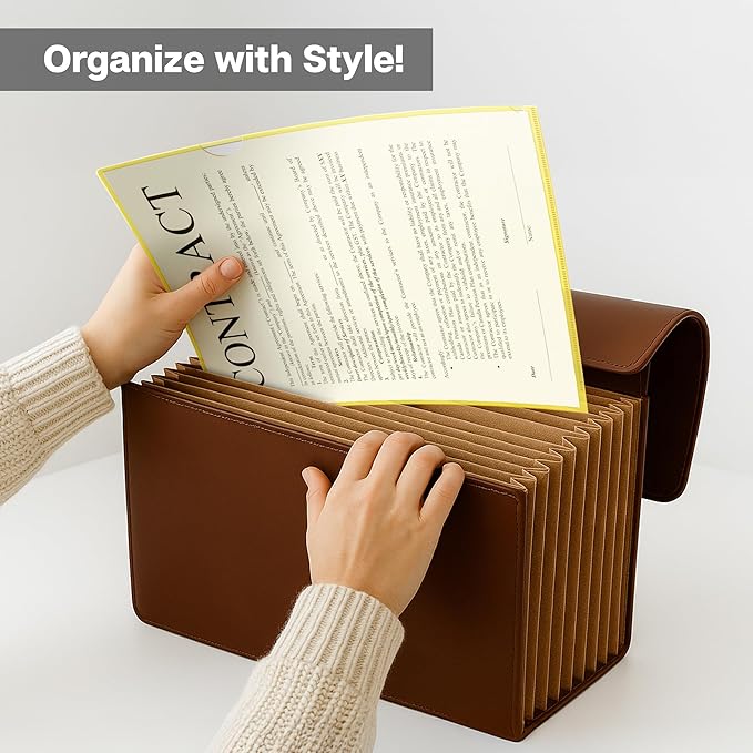 Dunwell Clear Folders for Documents, Plastic 8.5x11 File Sleeves for Document Protection, Filing, Storage, Organization (6 Pack) Colorful Folders with Pockets, Durable Letter Size Document Holder