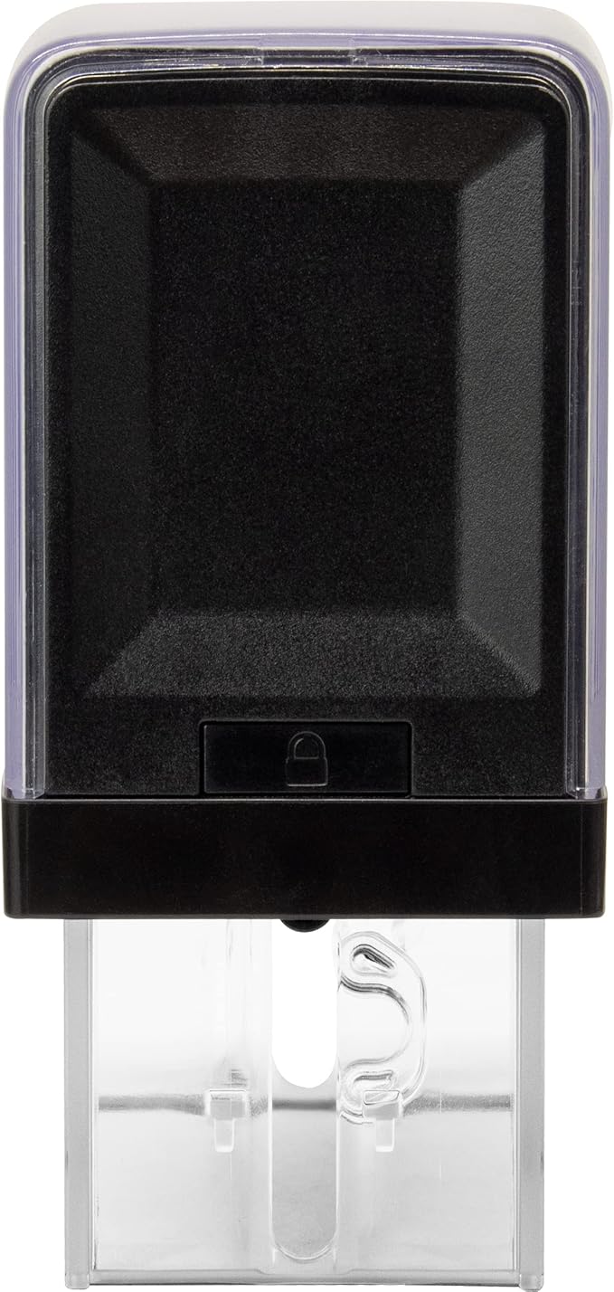 COLOP Small Size Self Inking Custom Text Stamp - Choose from Many Fonts & 15 Ink Colors