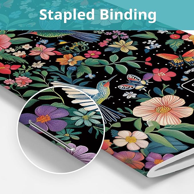 Pocket Calendar 2026-2027 for Purse, Two Year Monthly Planner Pocket Size, Jan 2026 to Dec 2027 Monthly Planner Small Size (6.5" x 3.5") - Hummingbird