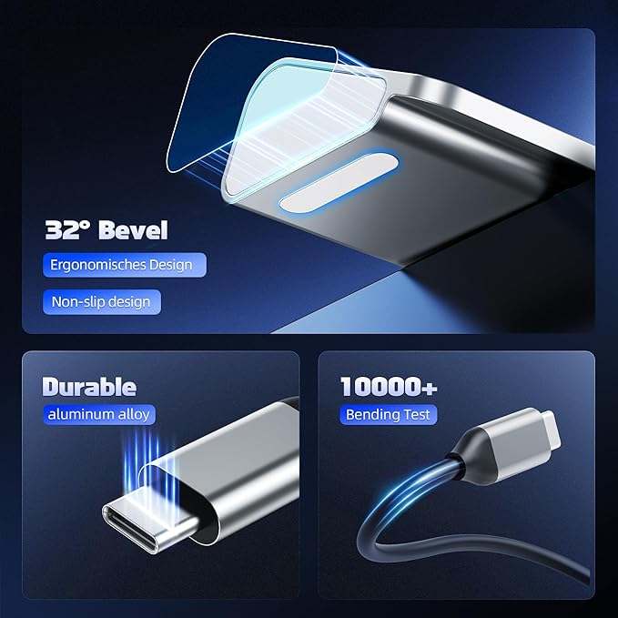 USB C Hub, INTPW 9-in-1 USB C Hub Multiport Adapter with 4K HDMI, PD 100W, Type-C and 2 USB A 3.0 5Gbps, 2 USB A 2.0, SD/TF Card Reader, Aluminum USB Hub for Laptop, iPhone 16/15 Series, MacBook, iPad