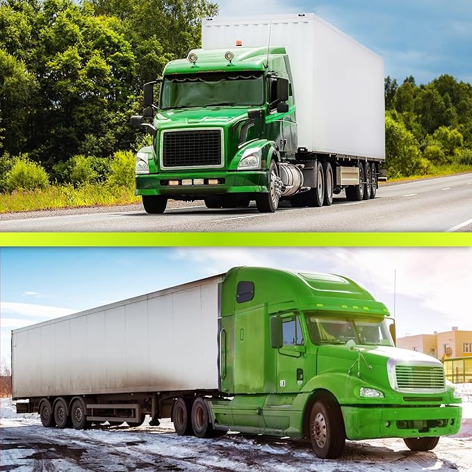 XL Truck Seat Cushion for Truck Driver Seat Cushion - Upgraded Back Support, CertiPUR-US® Certified - Thick Memory Foam, Pain Relief for Hours of Driving, Trucker Approved Big Rig - Gray