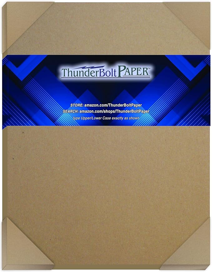 25 Sheets Chipboard 24pt (Point) 9 X 12 Inches Light Weight Standard Photo|Frame and Sketch Pad Size Size .024 Caliper Thickness Cardboard Craft Packaging Brown Kraft Paper Board