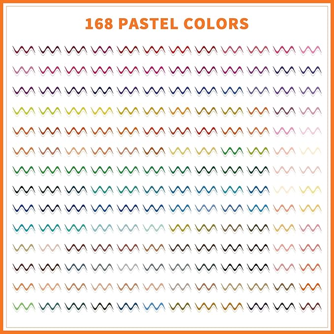 Dual Markers Brush Pens, 168 Colors Art Marker Set with Brush and Fine Tips – Premium Art Supplies for Kids & Adults, Perfect for Coloring Books, Hand Lettering, Calligraphy, and Drawing