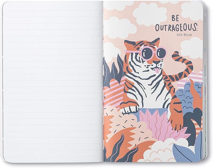 Compendium Softcover Journal - You Are Weird, Unique, and Wildly Perfect. – A Write Now Journal with 128 Lined Pages, 5″W x 8″H