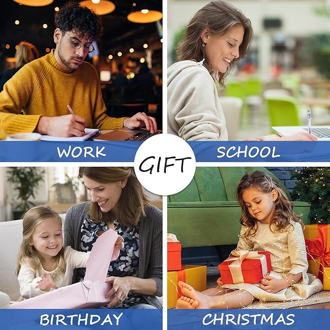 Spiral Notebook, Hardcover B5 College Ruled Notebooks, 300 Pages Notebooks for Work and School, 110 GSM Thick Papers Journals for Writing, Office Supplies for Women and Men Pink B5