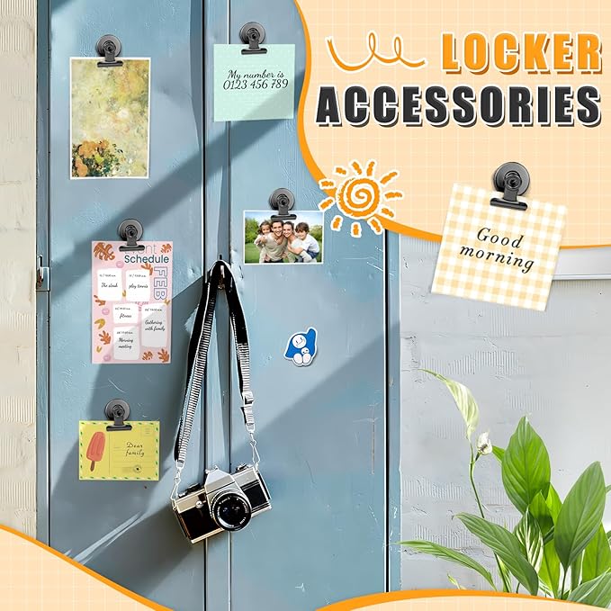 Grtard 500pack Magnetic Clips Heavy Duty, Black Magnet Clips for Fridge, Refrigerator Magnets, Scratch Free Magnets with Clip, Strong Magnetic Clip for Whiteboard, Refrigerator, Locker, Classroom