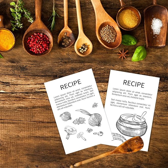 100 Pack White Blank Index Cards 4x6 Thick Paper, Goefun 80lb Heavyweight CardStock Unlined Notecards for Post Cards, Photo Paper, Recipe Cards