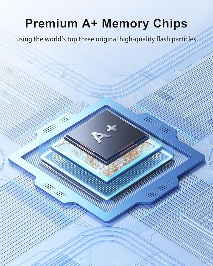 KOOTION 512GB Portable SSD USB 3.2 External SSD USB-C Up to 2000MB/s USB 3.2 Gen 2x2 Portable Solid State Drive with Protective Case Shockproof Type-C External Solid State Drive, Orange