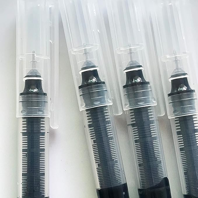 sencoo 10 pack Black Extra Fine Point Pens Liquid Ink Pen Rolling Roller ball Quick-drying Ink for Home Office School Students Pens