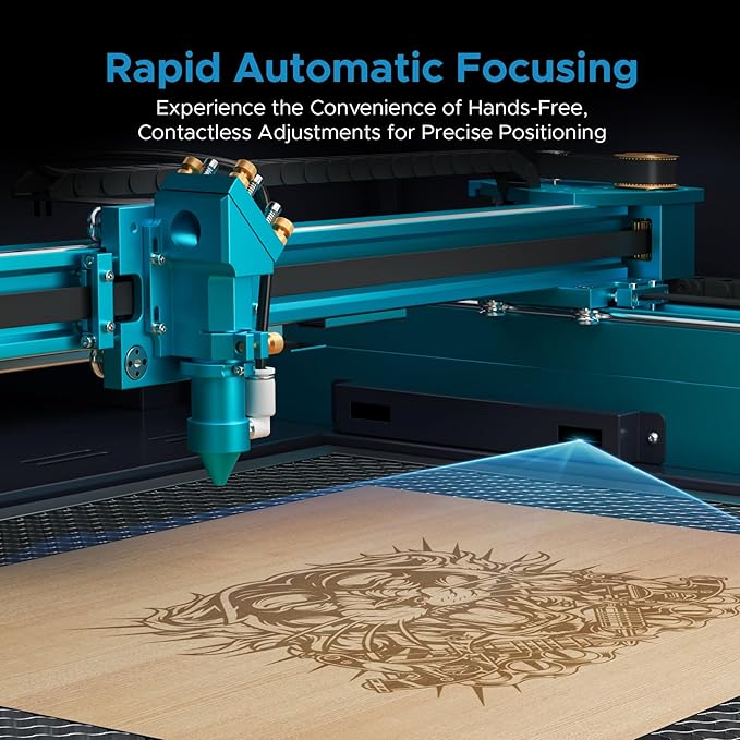 OMTech 90W CO2 Laser Engraver, 28"x20" Laser Engraving Machine with Autofocus 2 Way Pass-Throughs Built-in Air Assist, Commercial Laser Cutting Etching Machine for Wood Glass Acrylic Leather More