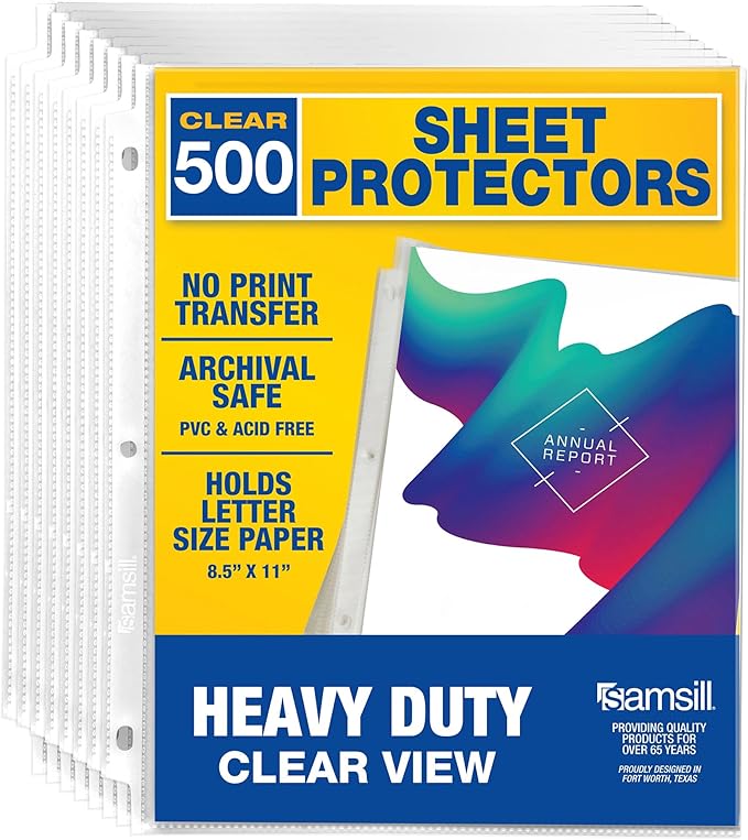 Heavy Duty Sheet Protectors