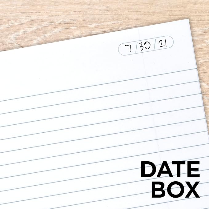 Cambridge Notebook, Business Notebook, 8-1/4" x 11", 80 Sheets, Legal Ruled, Flexible Cover, Wirebound, Gray (06062) (Pack of 12)