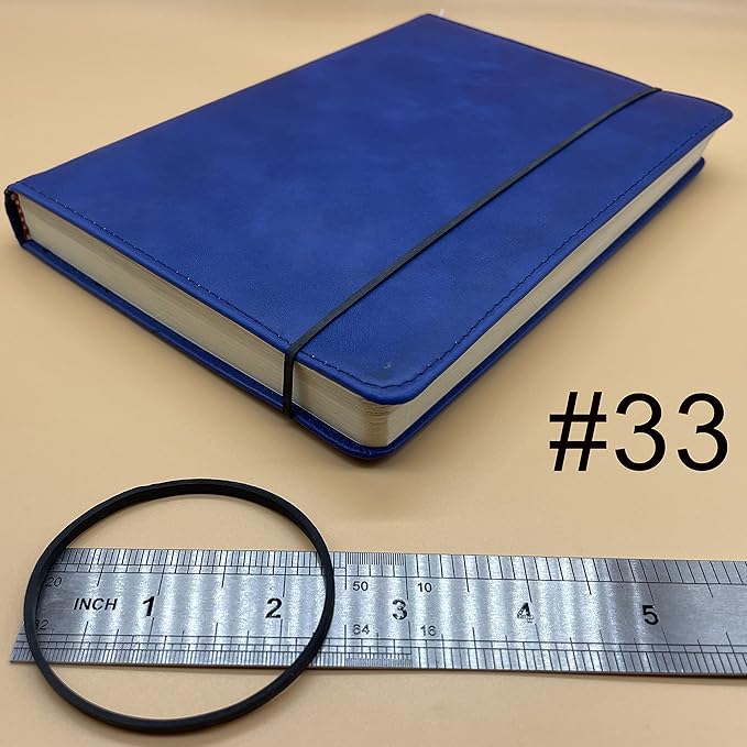 AMUU Rubber Bands Assorted Sizes - Tactical Rubber Bands 3 Sizes #64 & #33 for Home, Money, File Folders - Strong Elastic - 0.5 lb/227g