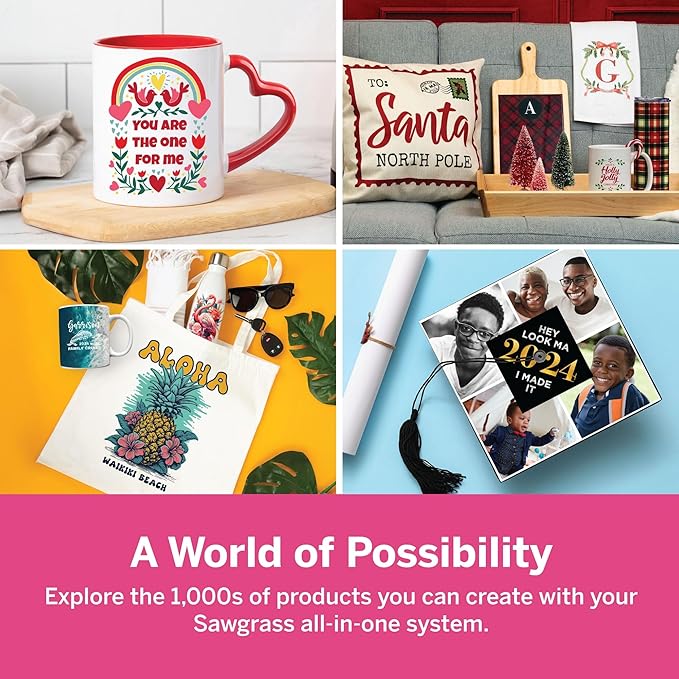 Sawgrass SubliJet UHD Sublimation Ink Cartridge - Black - High-Performance Ink SG500 SG1000 Sublimation Printers - Long-Lasting, High-Viscosity Gel Ink for Vibrant, Crisp Prints