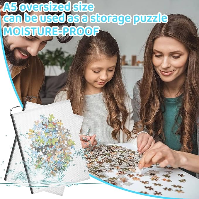 24pcs Mesh Zipper Pouch Bags, A5 9.4 x 6.9 Inches Reusable Zipper Bags Puzzle Storage Organizer Black Multipurpose for Travel Board Games Toys Office Supplies and Classroom Organization