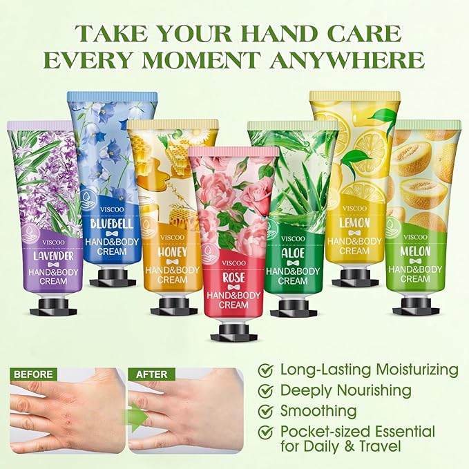 154 Pack Hand Cream Gifts Set for Women, Stocking Stuffers for Women Teengirls, Christmas Gifts, Bulk Gifts,Small Gifts,Mini Moisturizing Hand Lotion Travel Size in Bulk for Dry Cracked Hands