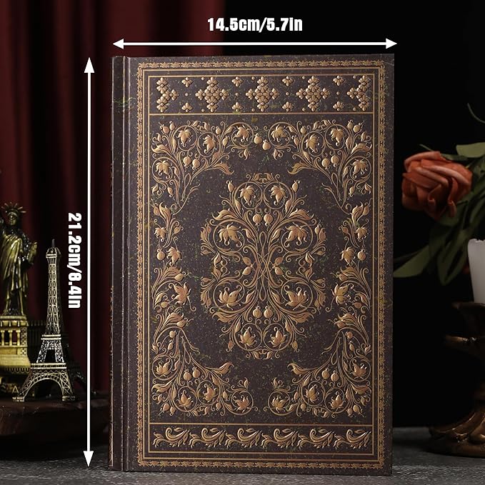 Line Notebooks for Women Men, A5 Aesthetic Hardcover Ruled Diary, 100 GSM Journals for Writing for Work, Note Taking, Office School