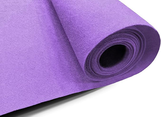 EOVEA | Acrylic Felt Fabric by The Yard - Non-Stiff, Soft Material - 72" Wide - 1.6mm Thick Felt Sheets for DIY Crafts, Sewing, Upholstery, Cushion, Padding(Lavender, 5 Yard)