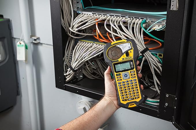 Brady M210 Portable Label Printer Bundle with Heat Shrink Tubing and Accessories