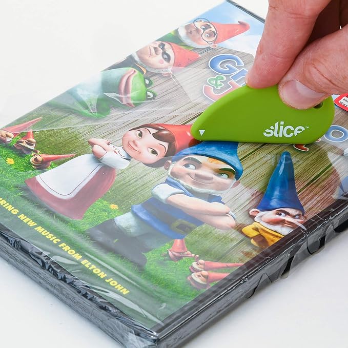 Slice Micro Safety Cutter, Safe Ceramic Box Cutter Lasting 11x Longer than Metal, Keychain Box Opener, 12 Pack