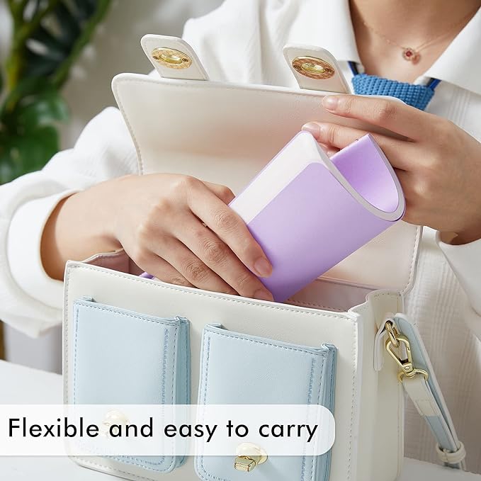 16 Pack Soft Cover Journal Bulk, Feela Lined Notebooks College Ruled for Work for Women Girl Writing, Blank Travel Journal Note Taking Notebook School Business Supplies, 8.2” x 5.5”, A5, Light Purple