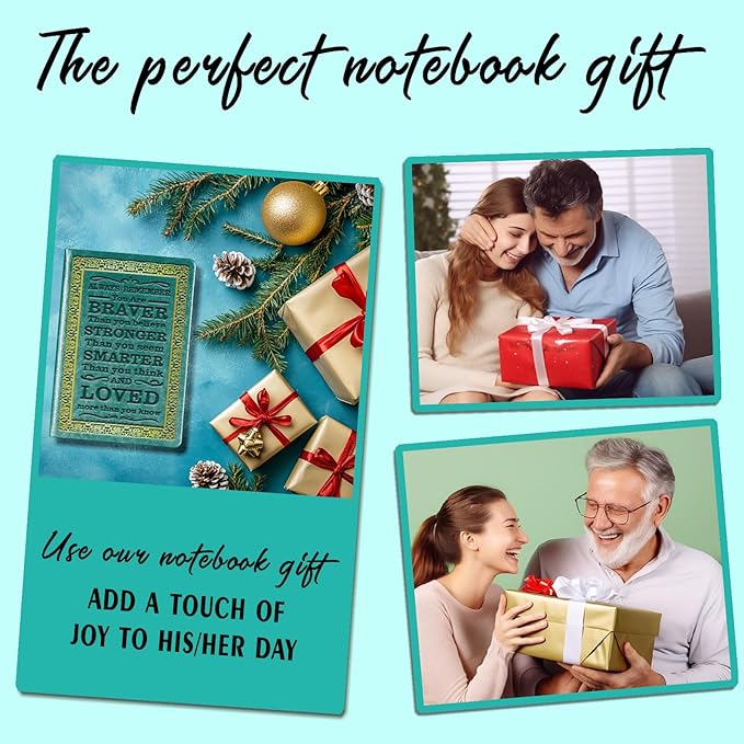 Green A5 Lined Leather Journal Notebook,Inspirational Leather Journal Notebook for Men Women,200 Pages 100 Gsm Thick Ruled Paper Daily Diary for School,Travel,Business,Work (Green)