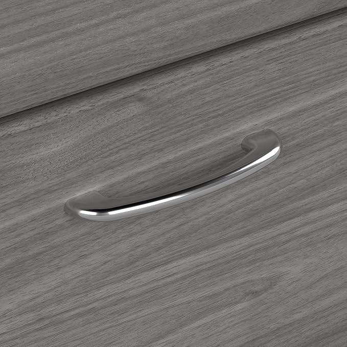 Bush Furniture Cabot 2 Drawer Lateral File Cabinet in Modern Gray, Home Office Chest for Letter, Legal, and A4-Size Document Storage