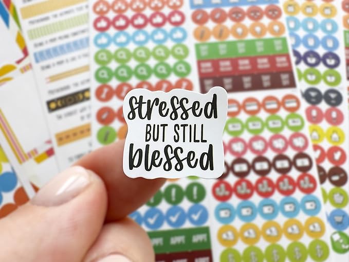 2190+ pcs Busy Mom Planner Stickers - 18 Sheets - Productivity-Boosting & Motherhood-Supportive, Creative & Motivational & Funny Quotes, Calendar Icons for Sport Moms, Schedule, Appointments