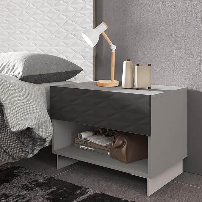 LED White Desk Lamps for Home Office, 3-Color Dimmable White Table Lamp for Bedroom, Wood Desk Lights for Dorm Roomb, Desktop Lighting, Tabletop