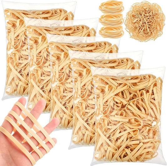 Marspark Rubber Bands Bulk Elastic Rubber Bands 5 lb File Folder Strong Elastic for Office Home Supply Crafts(Size 64)