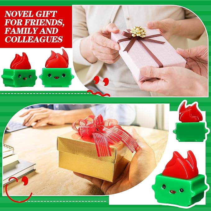 100 Pcs Mini Resin Dumpster Figurines Ornament Dumpster Desk Accessories Employee Appreciation Gifts Bulk Funny Thank You Gifts for Halloween Christmas Office Coworkers Teacher (Green)