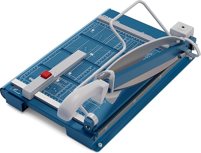 Dahle 564 Premium Guillotine Trimmer w/Laser, 14" Cut Length, 40 Sheet Capacity, Self-Sharpening, Manual Clamp, w/Safety Guard