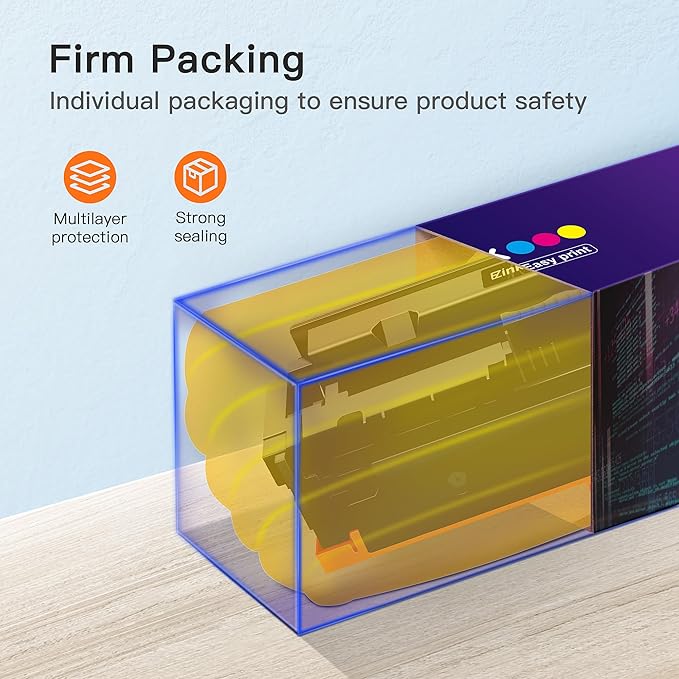 E-Z Ink Compatible Toner Cartridge Replacement for Canon 055 055H Replacement for Canon 055 Toner Cartridge Set to Use with Canon Color ImageCLASS MF743Cdw MF741Cdw MF746Cdw MF743 Printer (4 Pack)